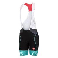 Castelli - Free Aero Womens Bibshorts Black/Caribbean XS