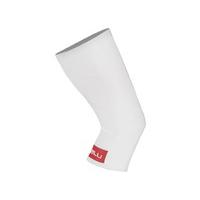 Castelli - ThermoFlex Knee Warmers White/Red L