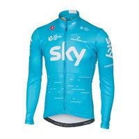 castelli team sky ls thermal jersey sky blue xx large