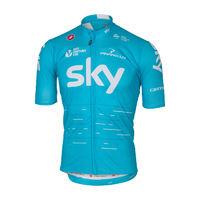 castelli team sky podio ss jersey sky blue medium