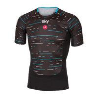 castelli team sky prosecco ss baselayer black medium