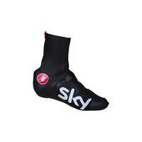 castelli team sky aero nano shoe covers black medium