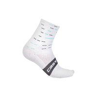 castelli team sky rosso corsa 10 socks white lxl