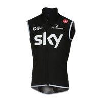 Castelli - Team Sky Perfetto Wind/Rain Vest Black Large