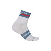 Castelli - Volo 9 Socks White/Saturn Blue S/M