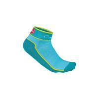 castelli impalpabile womens socks caribbeanblueyell sm