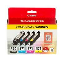 Canon PGI-570PGBK/CLI-571 BK/C/M/Y Multipack Original Standard Capacity Ink Cartridge