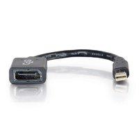 Cbl/15cm Mini DisplayPort M to DP F Blk