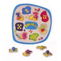 CBeebies Pick N Place Bug Wooden Puzzle