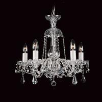 cb125936005 crystal bohemian 5 light crystal chandelier