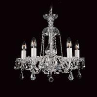 CB125936/00/5 Crystal Bohemian 5 Light Crystal Chandelier