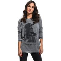 cbk t shirt maryo womens long sleeve t shirt in grey