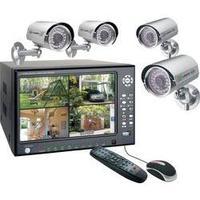 cctv system elro 4 channel incl 4 cameras 250 gb dvr74s