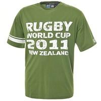 ccc rugby world cup 2011 captains t shirt green medium