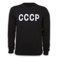 cccp goalie 1960s long sleeve retro shirt 100 cotton