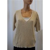 CC XL Beige Knitted Top