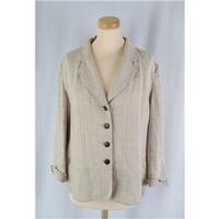 cc short linen jacket size m