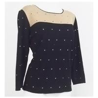 CC Size XL Black and Brown Jumper