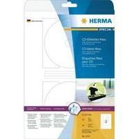 CD labels Herma CD-ETIKETTEN MAXI 50 STÜCK 5115 Inkjet, Laser Label diameter 116 mm 50 pc(s) White