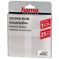 CD/DVD Protective Sleeves 25 Transparent