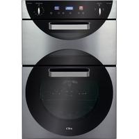 cda 9q6ss 60cm electric double oven in stainless steel with with 5yr p ...