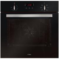 cda sk310bl 60cm multifunctional elecric oven in black with free 5yr p ...