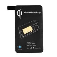 Certificated Ultra-thin Qi Wireless Charging Receiver Inductive Coil for Samsung Galaxy S5 i9600 Black