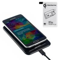 Certificated Ultra-thin Qi Wireless Charging Receiver Inductive Coil for Samsung Galaxy S5 i9600 White