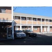 central motel courtyard