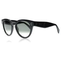 Celine Thin Preppy Sunglasses Black 807