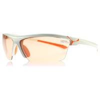 cebe cinetik sunglasses shiny white and orange