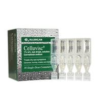 Celluvisc 1% w/v Eye Drops Single Dose Containers 30 (green)