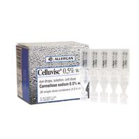 celluvisc 05 wv eye drops single dose containers 30 blue