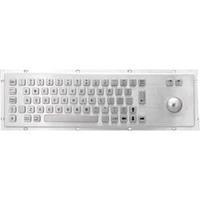 Ceratech Stainless Steel USB Mountable Keyboard with Trackball
