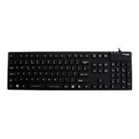 ceratech accumed 105 nanoarmour sealed keyboard fullsize black