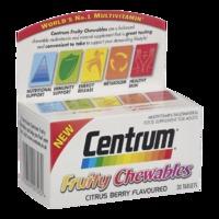 Centrum Fruity Chewables 30 Tablets - 30 Tablets