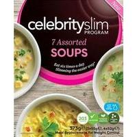 Celebrity Slim Soup Assorted Handy Pack 7 Day Supply