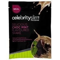 celebrity slim chocolate mint shake 55g single sachet