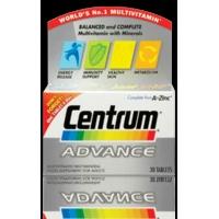 Centrum Advance Multivitamin x 30 Tablets