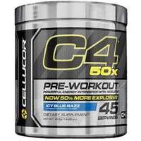 cellucor c4 50x pre workout powder extreme energy icy blue razz 45 ser ...