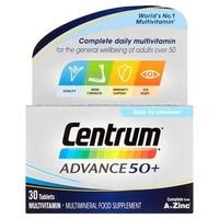 Centrum Advance 50+ Multivitamin Tablets 30s