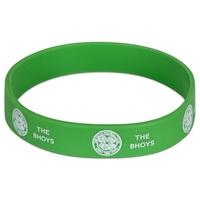 celtic rubber wristband 12mm width white