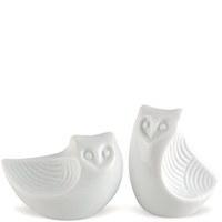 Ceramic Owl Salt and Pepper Shakers Gift Boxed