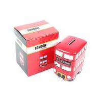 Ceramic Red Routemaster Bus Money Box