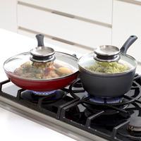 Ceracraft Non-Stick Saucepan and Frying Pan with Aroma Lids