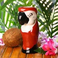 ceramic parrot mug red 194oz 550ml single