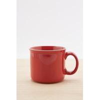 ceramic enamel mug red