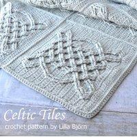 Celtic Tiles Blanket Pack in Scheepjes Stonewashed XL by Tatsiana