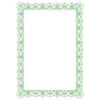 Certificate Papers A4 with Foil Seals 90gsm Green Wave Pack of 30