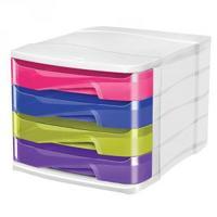 CEP Pro Happy 4-Drawer Module Multi-Coloured 394H MULTI